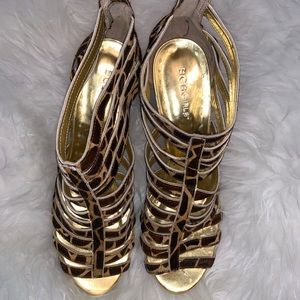 BCBGirls caged heels size 10B/40